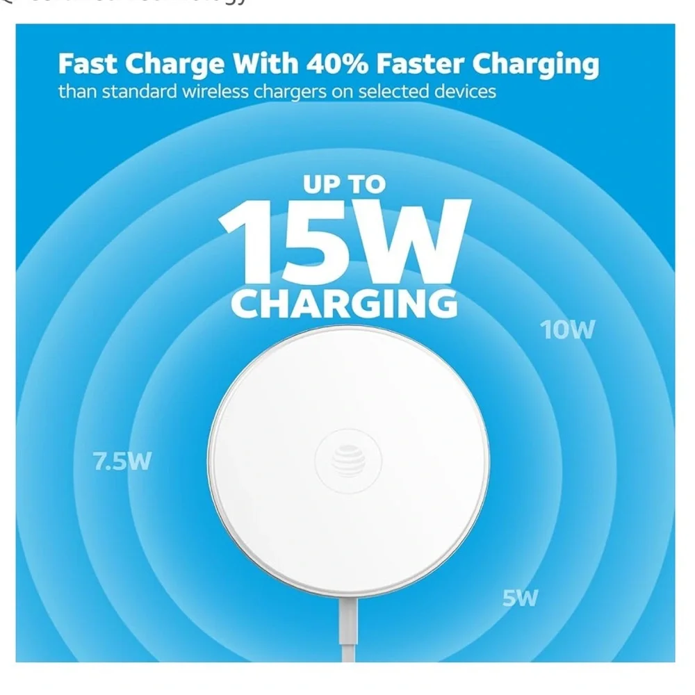White Circular Wireless Charger